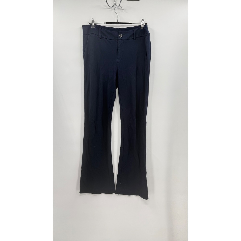 Cabi Trousers Womens Navy Blue Stretch Bootcut Career Pants size 12